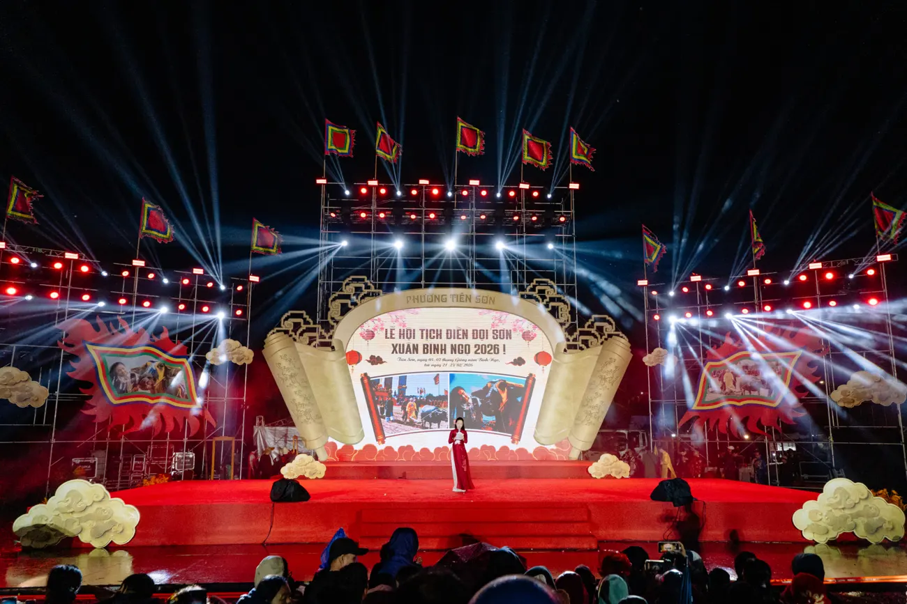 Sân khấu Countdown 2026 Ninh Bình