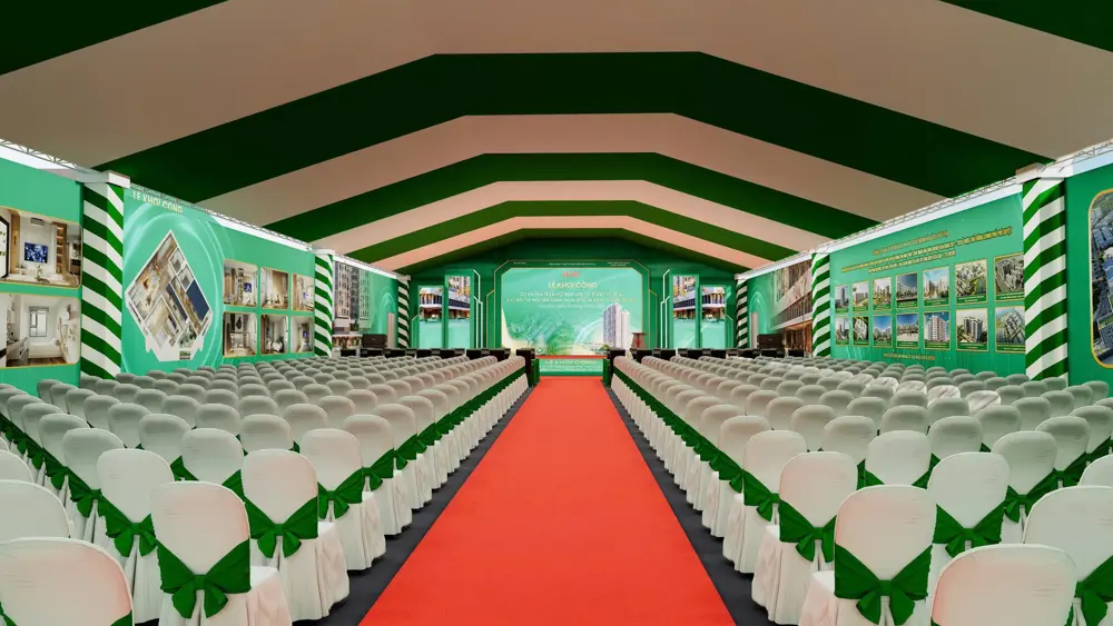 Phối cảnh 3D khán phòng